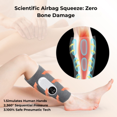 VIMEA Air Compression Calf Massager with Heat Image Wireless Air Compression