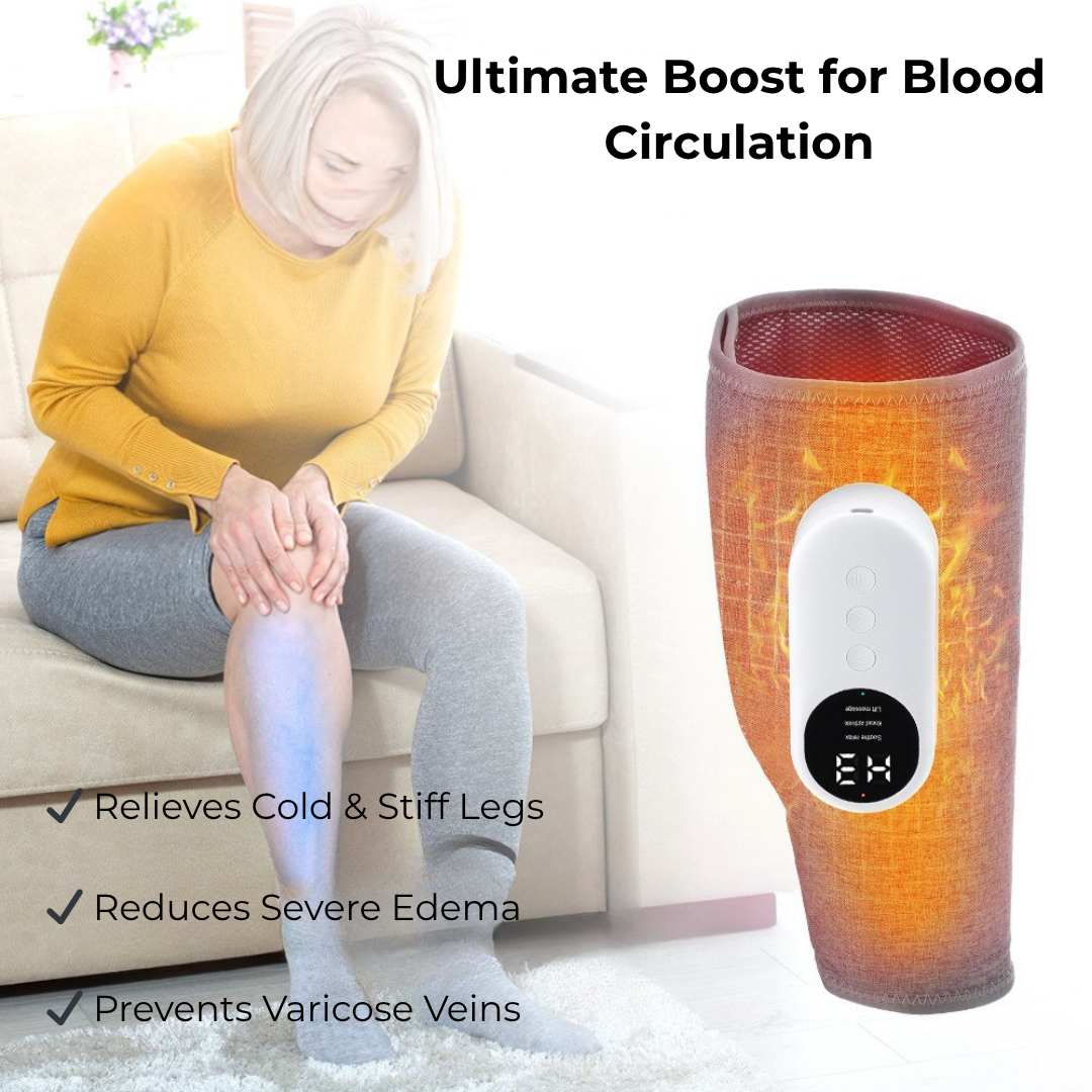 VIMEA Air Compression Calf Massager with Heat Image VIMEA Air Compression Calf Massager with Heat - Image 4