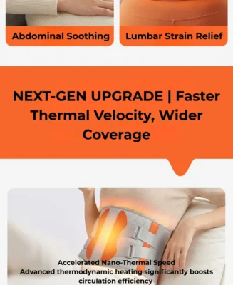 Detachable magnetic pod wireless womb warming belt Singapore