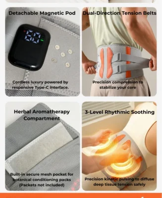 5-stage thermo-therapy period cramps heat belt