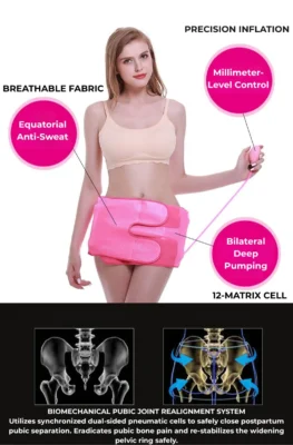 VIMEA Postpartum Pelvic Recovery Belt | Clinical 12-Airbag System Image VIMEA Postpartum Pelvic Recovery Belt | Clinical 12-Airbag System vimea 12 airbag pelvic girdle pain relief