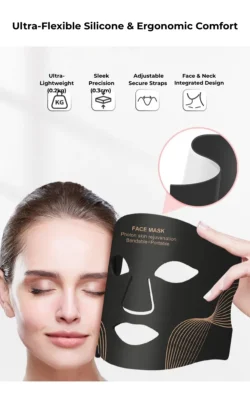 VIMEA 7-Spectrum LED Face & Neck Therapy Mask System vimea 7 spectrum led mask singapore ergonomic